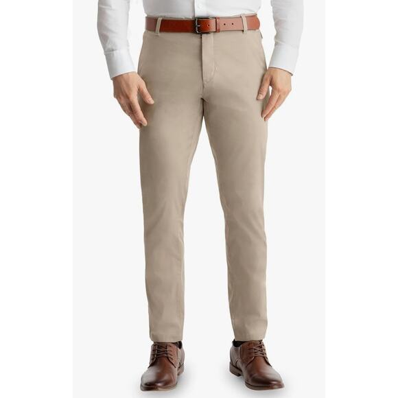 Birddog Pants Khaki 34 Waist x 29” Inseam (Altered) Performance Golf Office - Picture 1 of 16